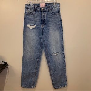 Revice Super 80’s Button Fly Distressed Jeans